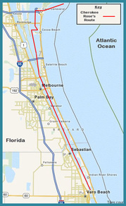 chart Cape Canaveral to Vero Beach